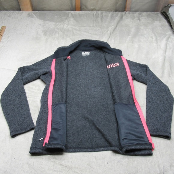 KUIU Base Camp Jacket Womens Medium Gray High Loft Sweater Fleece Full Zip HIke - Picture 5 of 13